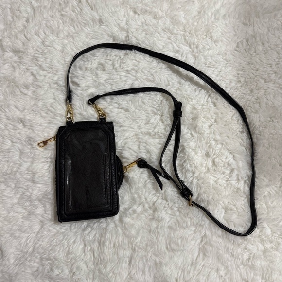 Forever 21 Black Heart Mini Crossbody Bag - Picture 4 of 8